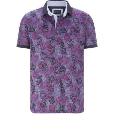 Babista herren Poloshirt - 48/50 - lila - Plus Size