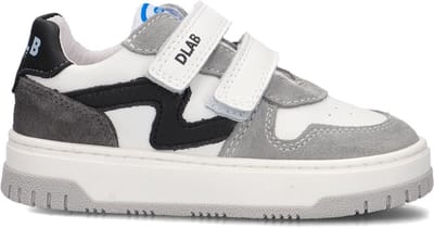 Develab 45243 Sneakers Jongens - Leren Sneaker - Grijs - Maat 24
