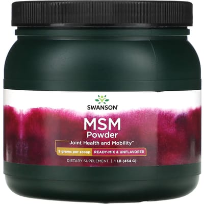MSM Poeder, Kant-en-Klaar en Ongezoet, 454G (1 pond)