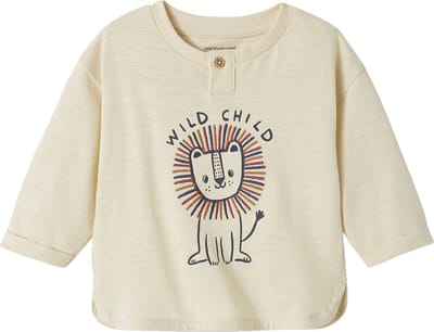 Vertbaudet T-shirt met lange mouwen "leeuw" baby