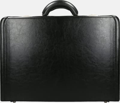 D&N lederwaren attache koffer black