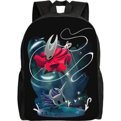 Hollow Knight Silksong Rugzak voor Mannen Vrouwen Tiener Student Werk Dagrugzak College Schoudertas Lichtgewicht