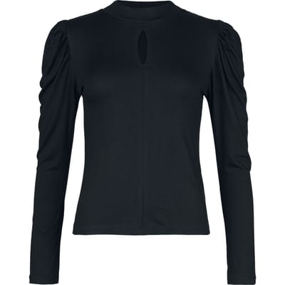 Outer Vision Shirt met lange mouwen - Top Lilith - S tot XXL - voor Vrouwen - zwart