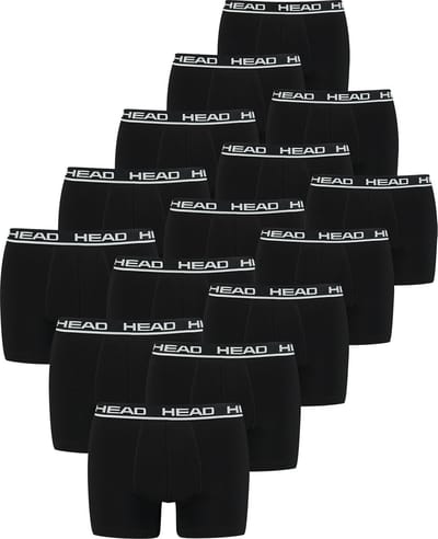 BOXERS Set van 15 HEAD Basic Boxers Boxershorts voor heren