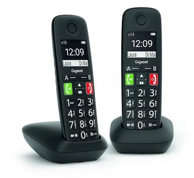 Gigaset E290R - Zwart - 2 handsets