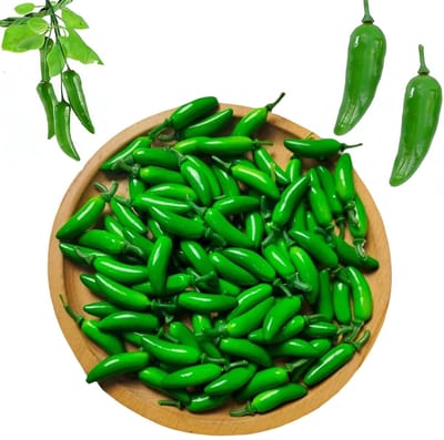 kunstvruchten, mini-peper, chili, fruit, kunstfruit, kunstmatige chilipepers, groentedecoratie voor thuis, keuken, tuin, interieurdecoratie, realistische nepgroentedecoratie, 60