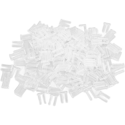 200 Stuks Heldere Randloze Bril Compressiekoker Bevestigingsaccessoires Gereedschap Universele Pasvorm Randloos white