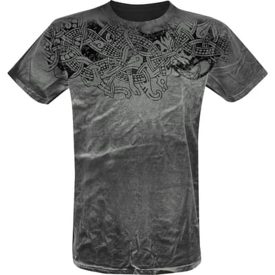 Outer Vision T-shirt - Thunderstorm - S tot 3XL - voor Mannen - grijs
