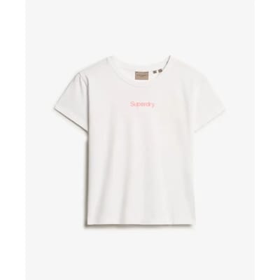 Superdry - Core City T-shirt met logo en aansluitende pasvorm - Dames - T-shirts