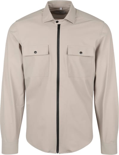 Suitable Jacket Shirt Beige - Maat XL - Heren - Overshirt