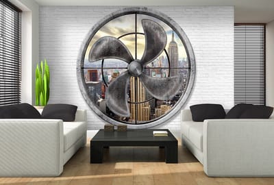 City Fan New York Empire State Skyline Photo Wallcovering