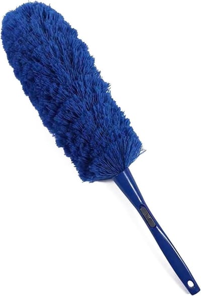 Microvezel Plumeau - Flexibele Stoffer - Auto Reinigen - Buigbare Kop - 60 cm Lengte - Blauw