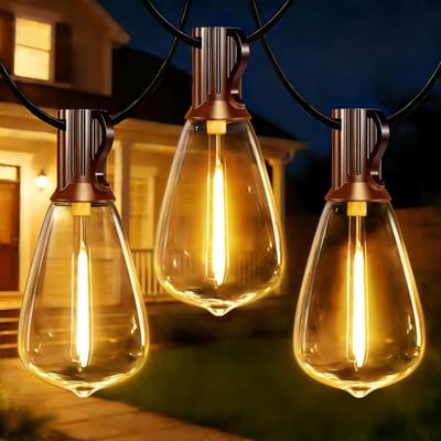 Led-lichtsnoer buiten - Lichtketting met lampen - Tuinfeest sfeer - Dimbare timerfunctie - 10 meter - Warmwit