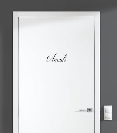 Deursticker Met Naam - Anouk
