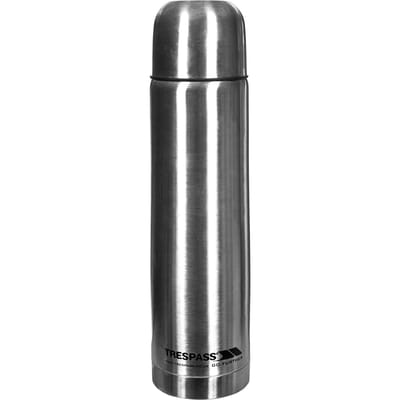 Trespass Dorst 75X Roestvrijstalen fles (750ml) (Zilver)