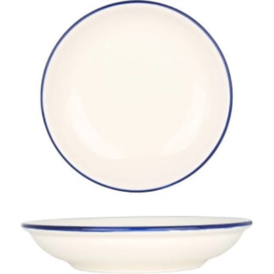 Bonna Serveerschaal - Linea Blue - Porselein - 20 cm (500cc) - set van 2