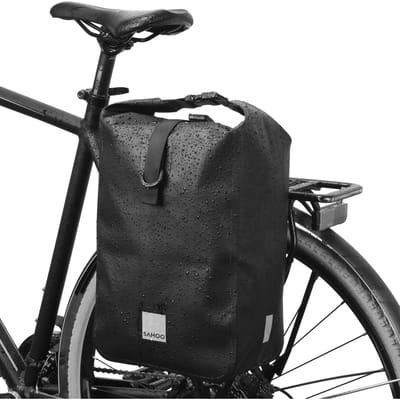 Multifunctionele fietsfiets achterbank kofferbaktas met grote capaciteit buitensportzakrek zwart