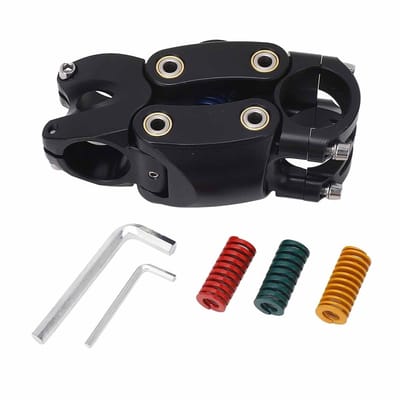 Dailygoods- Hangbrug met 4 veeropties - Gedempte Ophangingsconstructie - Schokabsorberend - Comfortabel Fietsen - Optimale Controle en Veiligheid - Stuurbeugel