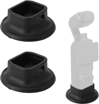 2 Stuks Desk Holder voor DJI Osmo Pocket 3, Antislip Zwarte Basis, Draagbare Steun en Stabilizer Accessoires voor Camera's
