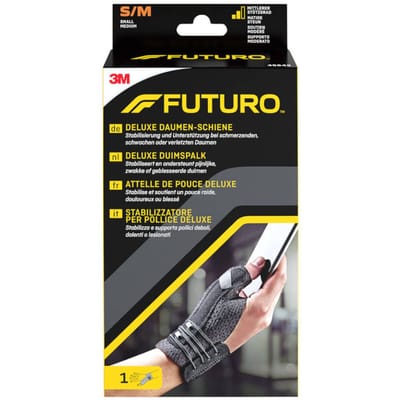 FUTURO™ Deluxe Duimspalk Small - Medium Zwart 1 Verband(en)