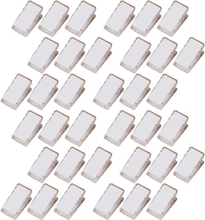 30 zelfklevende wandclips, 13 x 26 mm, mini haakjes voor foto's en decoraties, ideaal voor thuis, kantoor en speciale gelegenheden