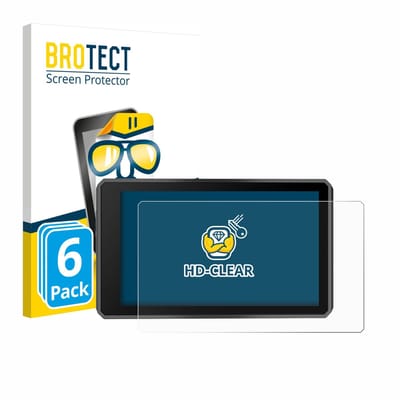 BROTECT - Screenprotector voor Garmin zumo XT3 4.7" - Folie Beschermfolie transparant 6 Stuks