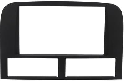 Dailygoods- Dashboardafwerkingsset Eenvoudige installatie - Montageaccessoires - Duurzaam ABS-kunststof - Naadloze pasvorm - Getextureerde look - Geschikt voor 2 Din Stereo - Radiopaneel