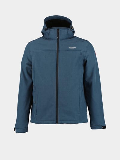Nordberg Kjeld - Softshell Outdoor Zomerjas Heren - Navy Melange - Maat 4XL