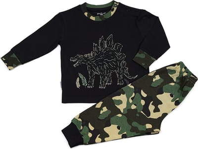 Frogs and Dogs - Pyjama Dino - Zwart - Maat 92 - Jongens