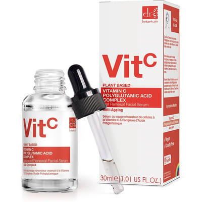 Dr. Botanicals Geavanceerd vitamine C 3% & polyglutaminezuurcomplex 1% & verhelderend gezichtsserum 30 ml