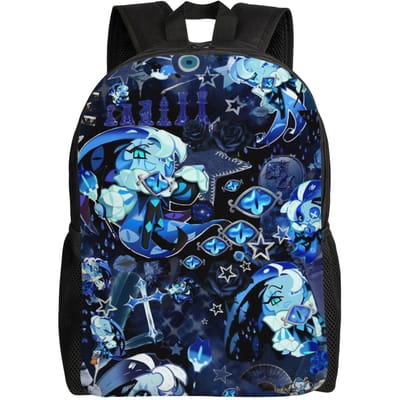 Shadow Milk Cookie Run Kingdom Rugzak voor Mannen Vrouwen Casual Student Werk Dagrugzak Schattige Cartoon Anime Laptop Canvas Tassen Duurzaam