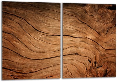 TMK ArtDeko - Snijplank - Glas - 40x52 cm - Hout Design