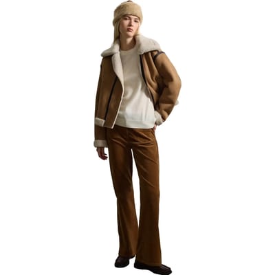 Flared Velvet Pants Dames Stefanel