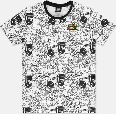 Nintendo - Super Mario AOP Villain Men's T-shirt - S