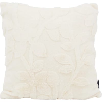 NOVÉE Furry plant crème | 45 x 45 cm | kussenhoes | polyester