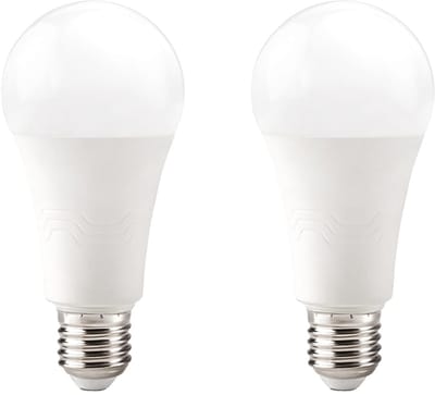 Kobi LED Lamp E27 18W - 2000lm - 6000K - 230V - Standaardvorm - Voor Industriële Verlichting of Grote Werkzones - 2 stuks