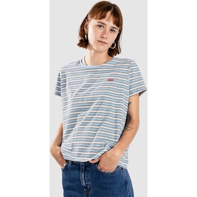 Levi's - Dames t-shirt - Maat S - Vrouwen - blauw -