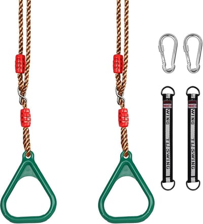 Gymnastiek Ringen voor Kinderen en Volwassenen - Verstelbare Buiten- en Binnen Workout Apparatuur