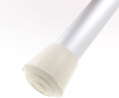Witte rubberen reuzen einddoppen voor tafels en stoelpoten - 18 mm
