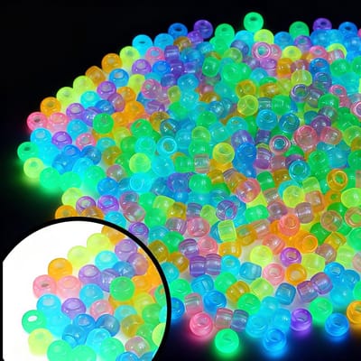 Kleurrijke Pony Kralen voor Sieraden - Ongeveer 400 Stuks Multicolor Plastic Kralen met 4mm Gat voor Armbanden, Kettingen en Creatieve DIY Projecten