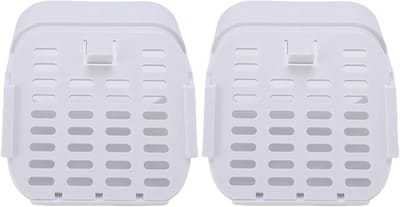 Dakgoot Verlengstuk - Regenpijp Uitlaat - Waterafvoer Optimaliseren - Bladbeschermer Inclusief - 2x3 Inch - Wit