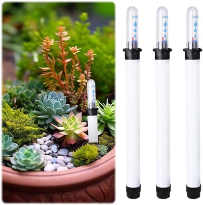 Set van 3 Waterpeilindicatoren voor Planten - 36 cm Vochtigheidsmeter voor Binnenplanten, Ideaal voor Tuinpotten en Bloembakken, Perfect voor Plantenverzorging