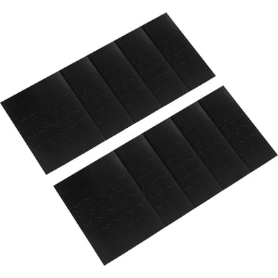 10 Vel Vlinderpatroon Nageldruk Stencil Sticker Holle Nagelstickers Sjabloon DIY Decoratie black