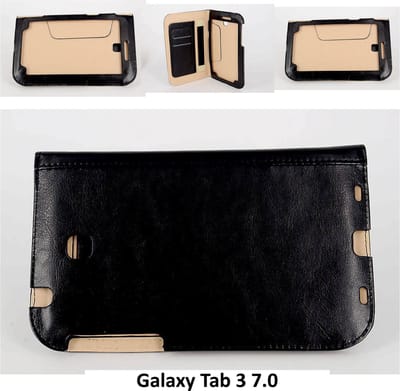 Samsung Galaxy Tab 3 7.0 Smart Tablethoes Zwart voor bescherming van tablet (T210)- 8719273108376