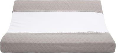 Baby's Only Gebreide baby aankleedkussenhoes - Waskussenhoes - Overtrek verzorgingskussen Reef - Urban Taupe - 45x70 cm - 100% ecologisch katoen