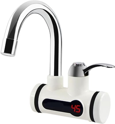 Elektrische Kraan - Direct Warm Water - Keuken Boiler - Snelle Verwarming 3-5 Sec - 12kg - Digitaal Smal