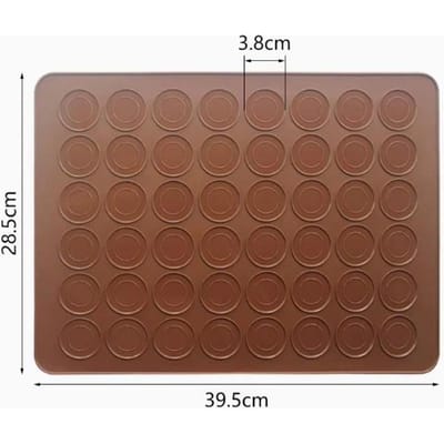Macaron Siliconen Mat Vorm Decoratieve Pot Franse Dessert 30/48 Gat Rond Koekje Handgemaakt Doe-het-zelf Keuken Taart Bakgereedschap