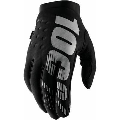 100percent Brisker Off-road Handschoenen Zwart L Jongens,Meisjes