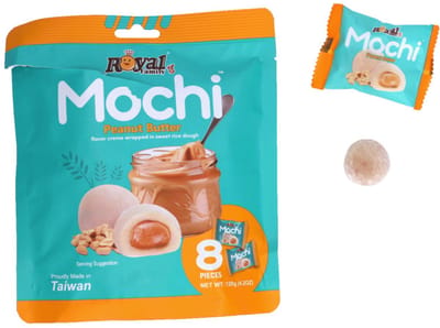 Japanse dessert mochi Royal Family Peanut Butter, 8 st. (120 g)