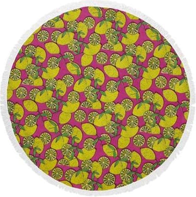 Covers & Co Lemons Strandlaken - Multi 150cm rond